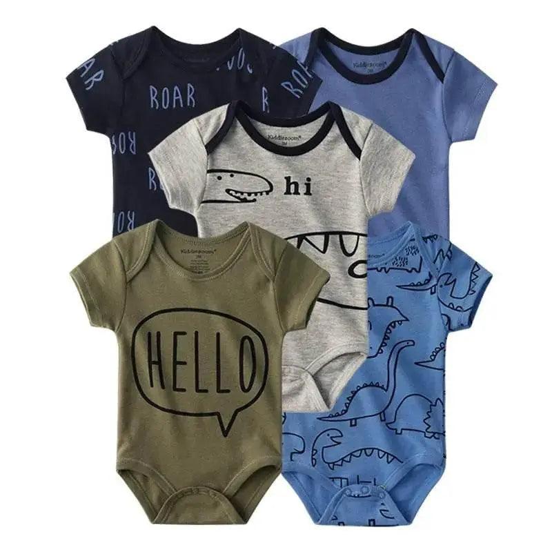  Premium Cotton Baby Bodysuits 5 Pack Toyland EU -  ToylandEU™