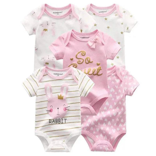  Premium Cotton Baby Bodysuits 5 Pack Toyland EU -  ToylandEU™