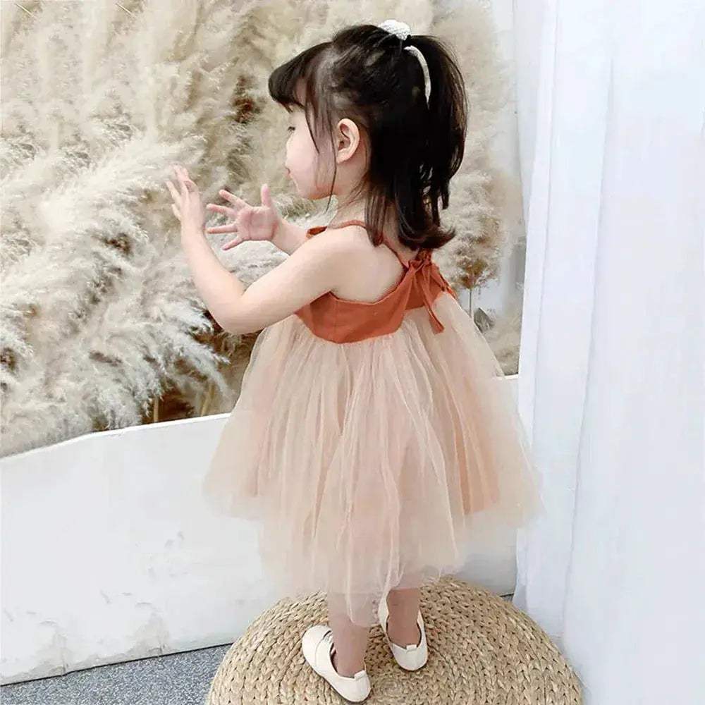 Premium Cotton Backless Baby Girl Dress Tutu Dress For Summer - ToylandEU