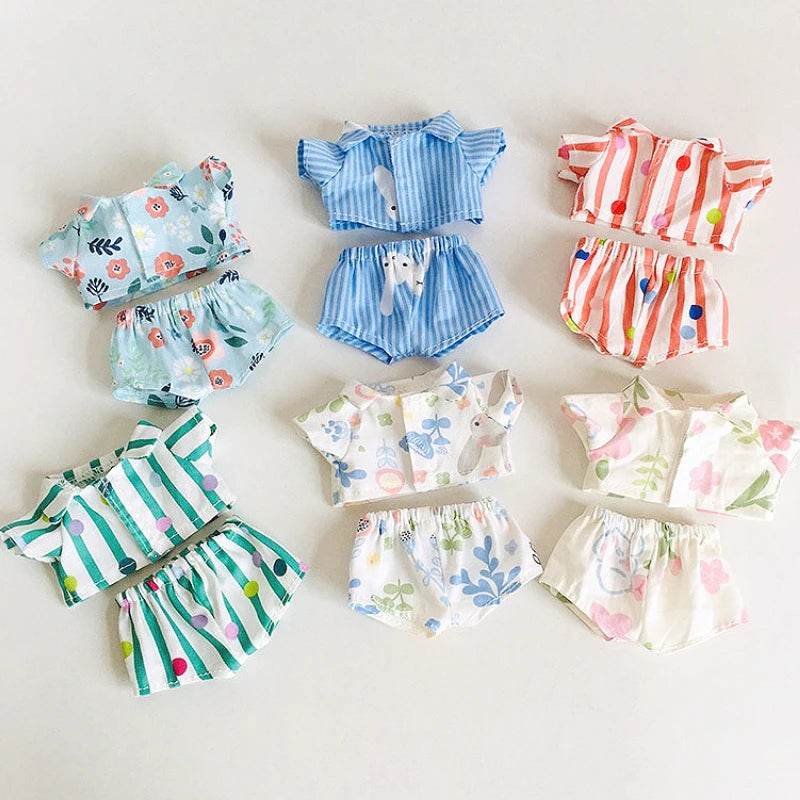 Premium Cotton Doll Shirt Watermelon Set For Labubu - ToylandEU