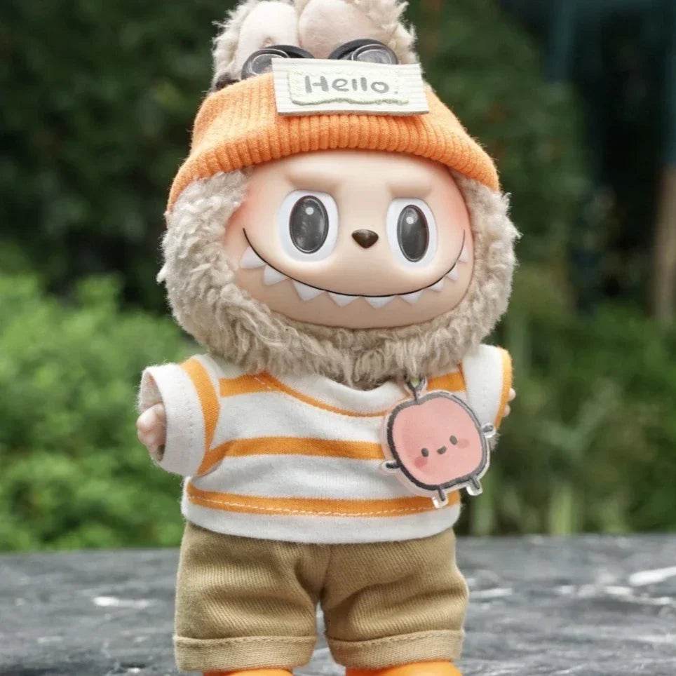 Premium Cotton Doll Shirt Watermelon Set For Labubu - ToylandEU