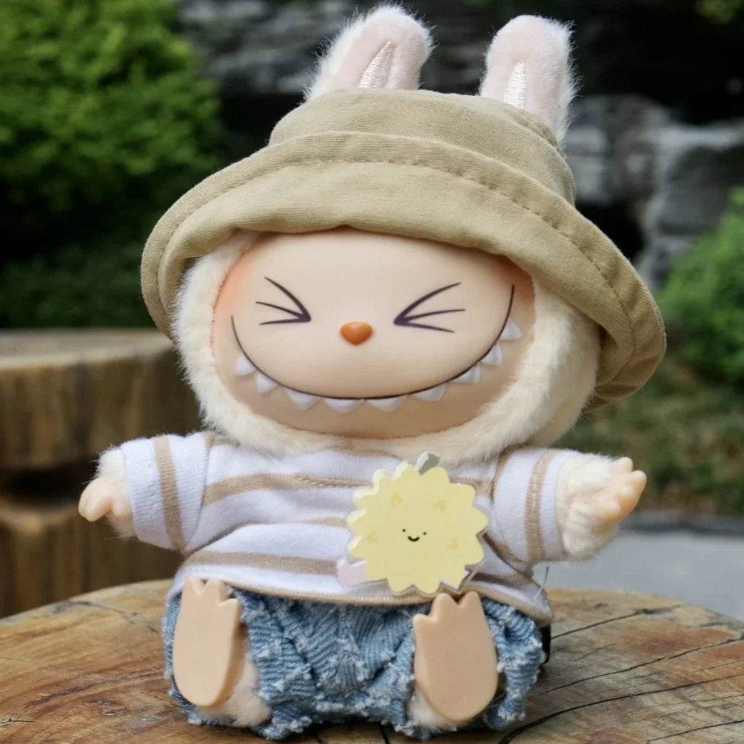 Premium Cotton Doll Shirt Watermelon Set For Labubu - ToylandEU