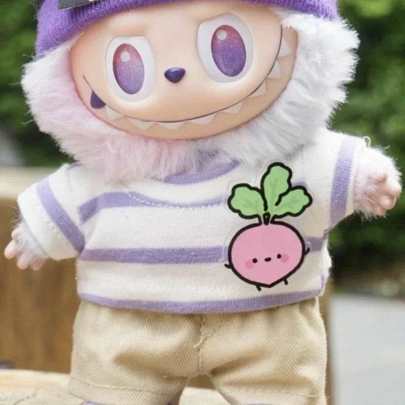 Premium Cotton Doll Shirt Watermelon Set For Labubu - ToylandEU