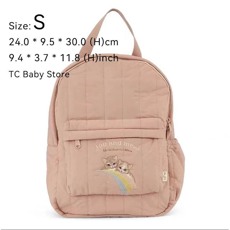 Premium Cotton Kids Backpack Unisex School Bag With Zipper Closure For Boys And Girls Kindergarten Travel - ToylandEU