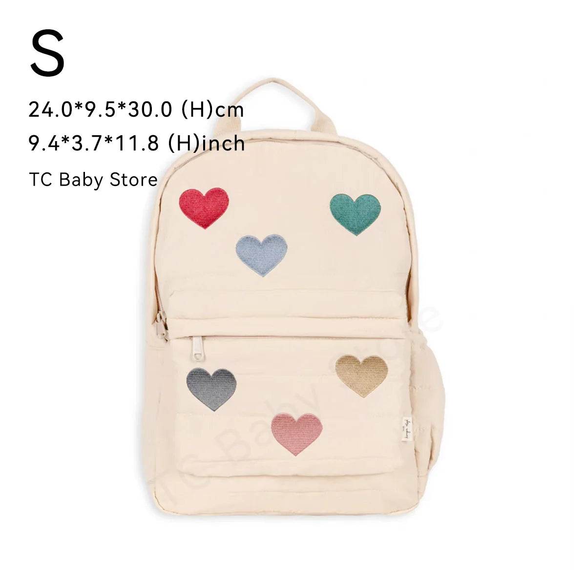 Premium Cotton Kids Backpack Unisex School Bag With Zipper Closure For Boys And Girls Kindergarten Travel - ToylandEU