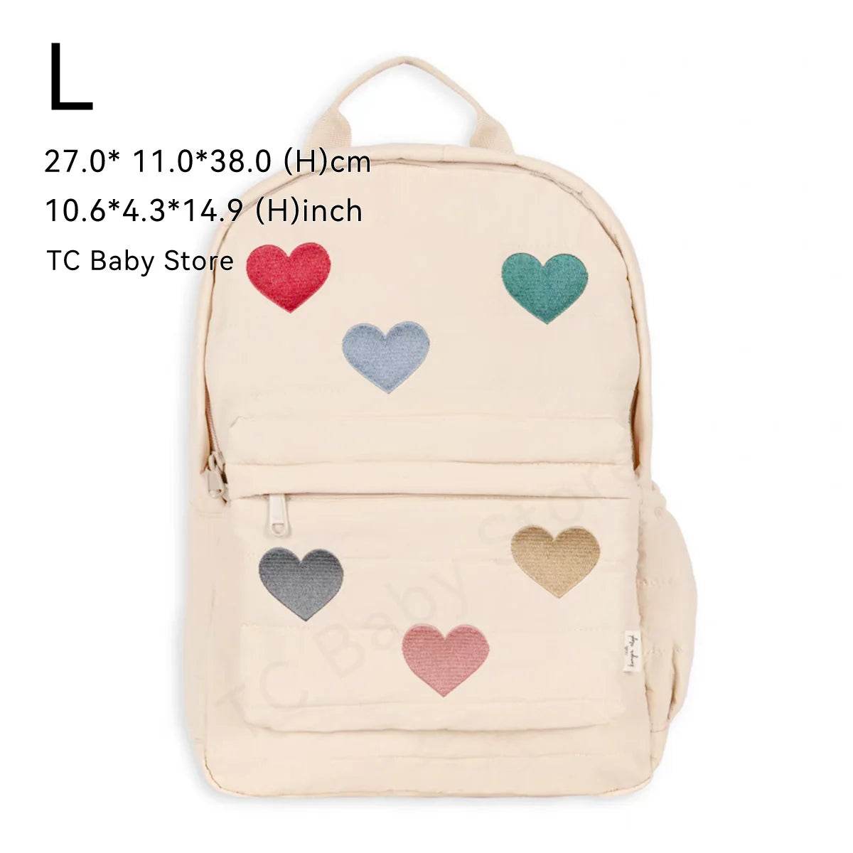 Premium Cotton Kids Backpack Unisex School Bag With Zipper Closure For Boys And Girls Kindergarten Travel - ToylandEU