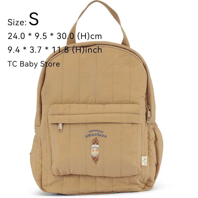 Premium Cotton Kids Backpack Unisex School Bag With Zipper Closure For Boys And Girls Kindergarten Travel - ToylandEU