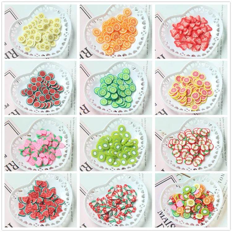 Premium Crystal Fruit Slime Toys Nonstick For Kids Crafting - ToylandEU