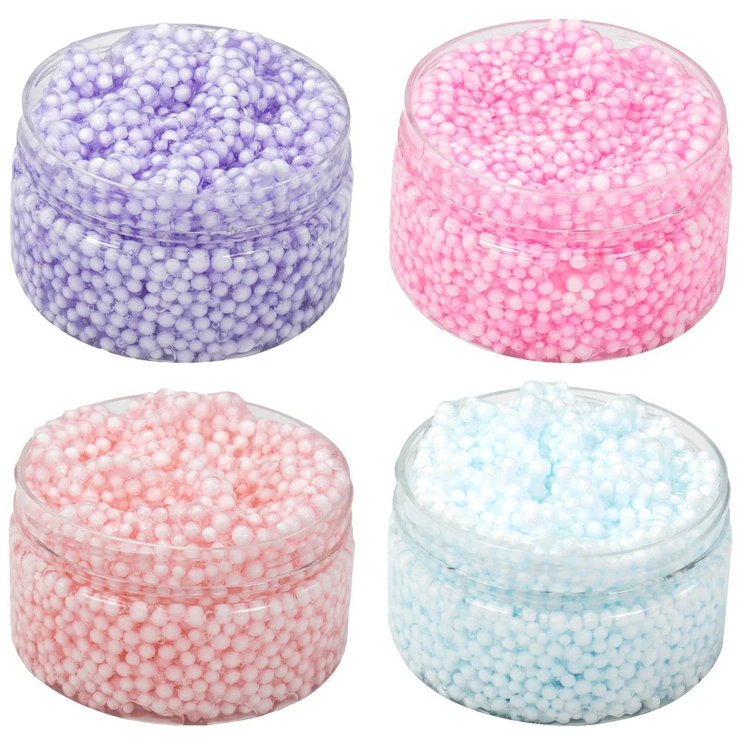Premium Crystal Slime Kit Crunchy Beads 120ml For Teens - ToylandEU