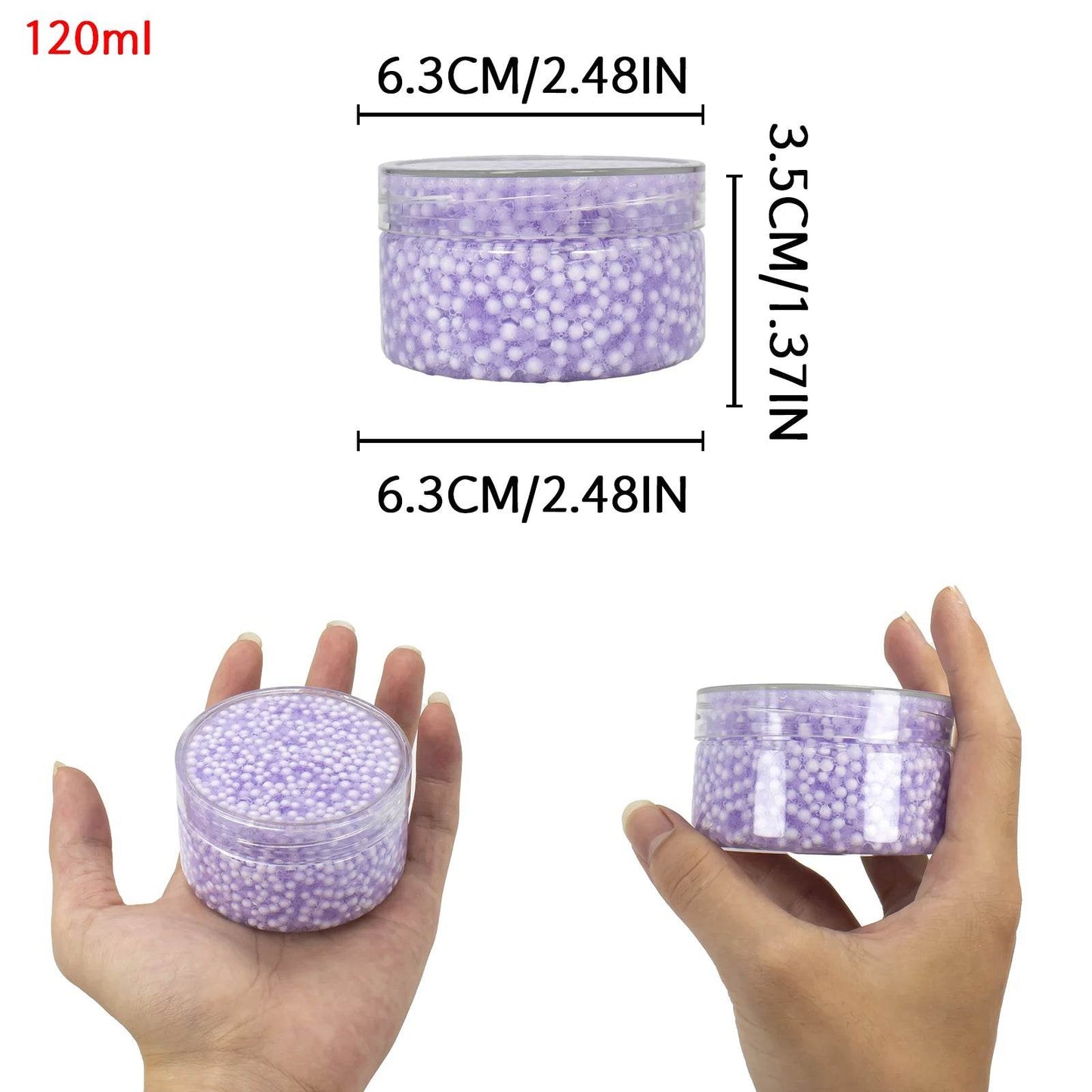 Premium Crystal Slime Kit Crunchy Beads 120ml For Teens - ToylandEU