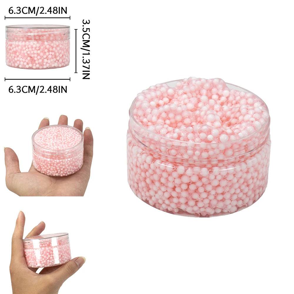 Premium Crystal Slime Kit Crunchy Beads 120ml For Teens - ToylandEU