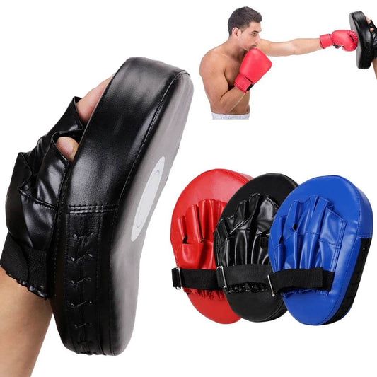 Premium Curved Boxing Hand Target PU Leather Mitts Adults - ToylandEU