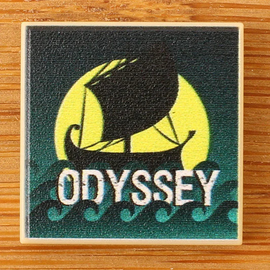 Premium Custom LEGO Tile Artwork Odyssey Book Print For Collectors - ToylandEU