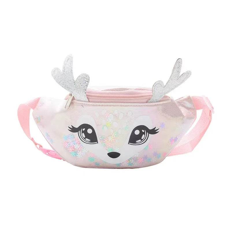 Premium Cute Kids Backpack Unicorn Cartoon 3D Fur Design For Girls School Travel Gift - ToylandEU