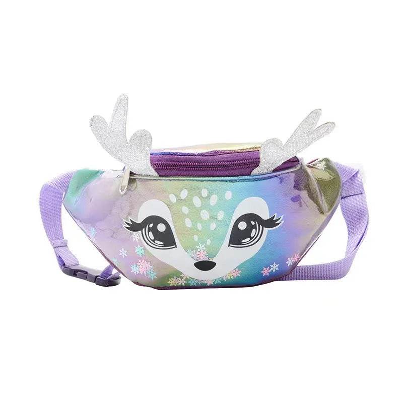 Premium Cute Kids Backpack Unicorn Cartoon 3D Fur Design For Girls School Travel Gift - ToylandEU