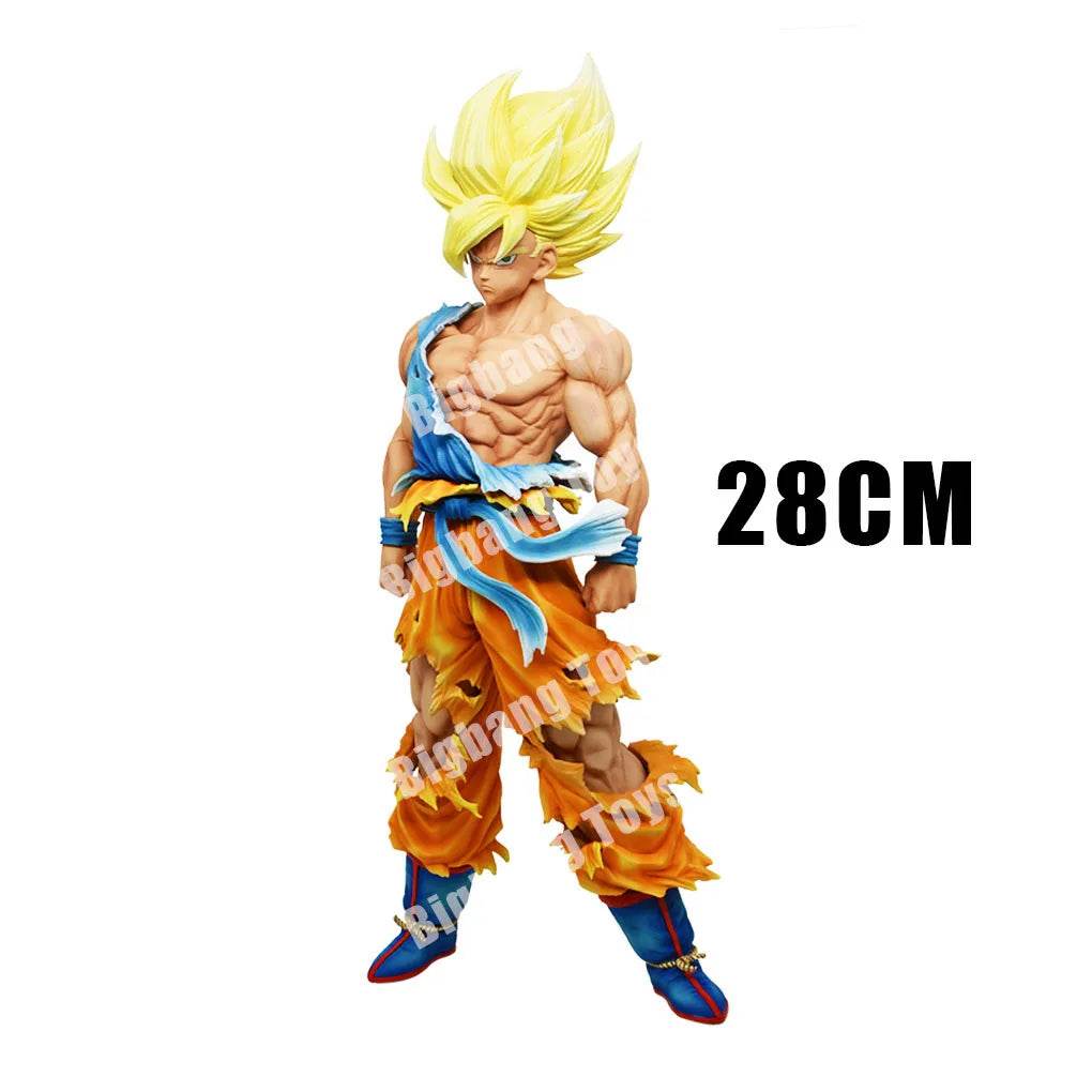 Premium DBZ Figure Goku Super Saiyan 28cm PVC Collectible - ToylandEU