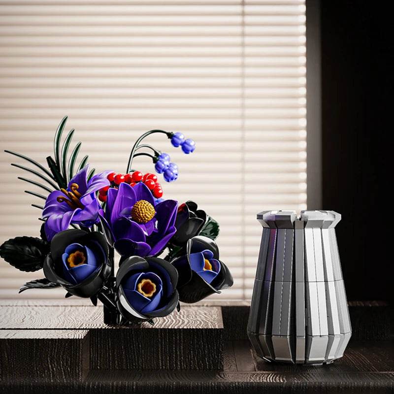 Premium DIY Rose Bouquet Gift Set Building Blocks For Women - ToylandEU