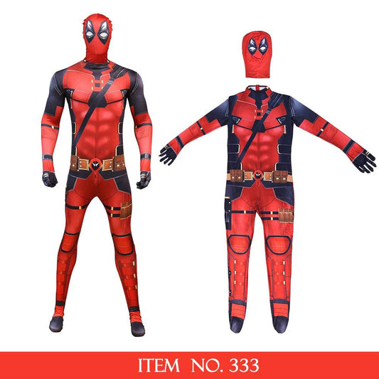 Premium Deadpool Costume Bodysuit With Backpack All Ages - ToylandEU