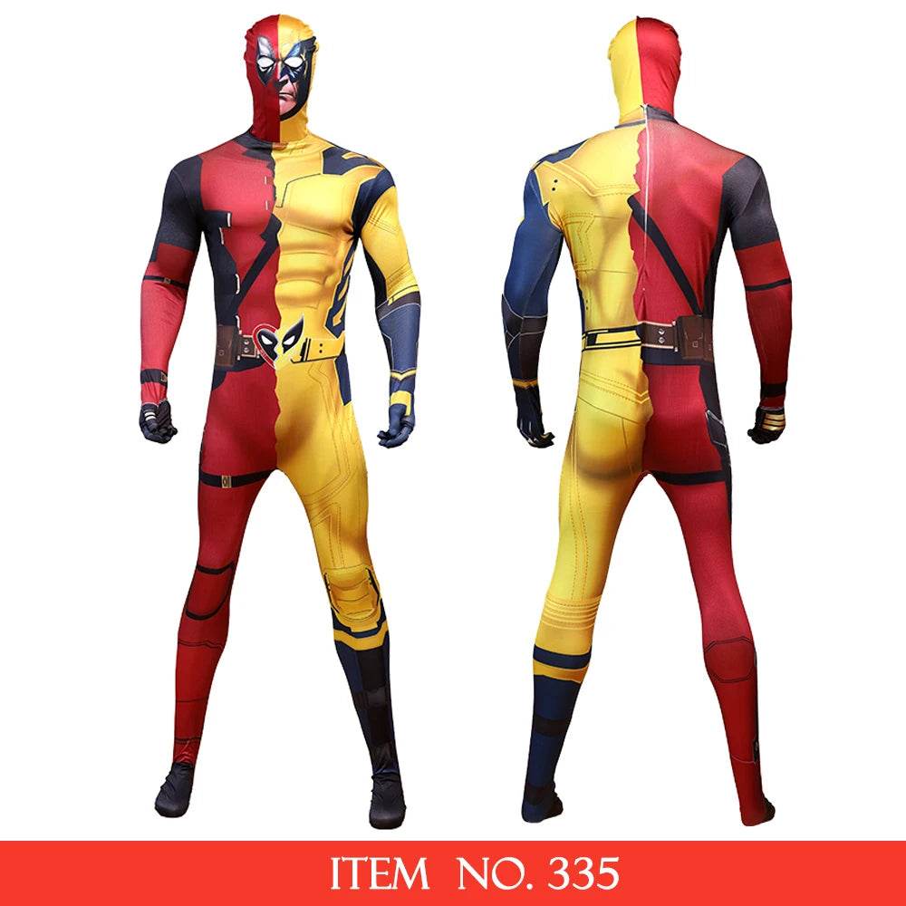Premium Deadpool Costume Jumpsuit For Kids And Adults - ToylandEU