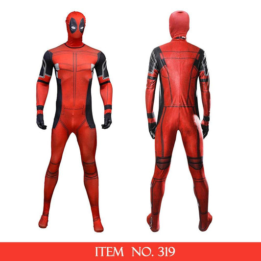 Premium Deadpool Costume Jumpsuit With Holster For All Ages - ToylandEU