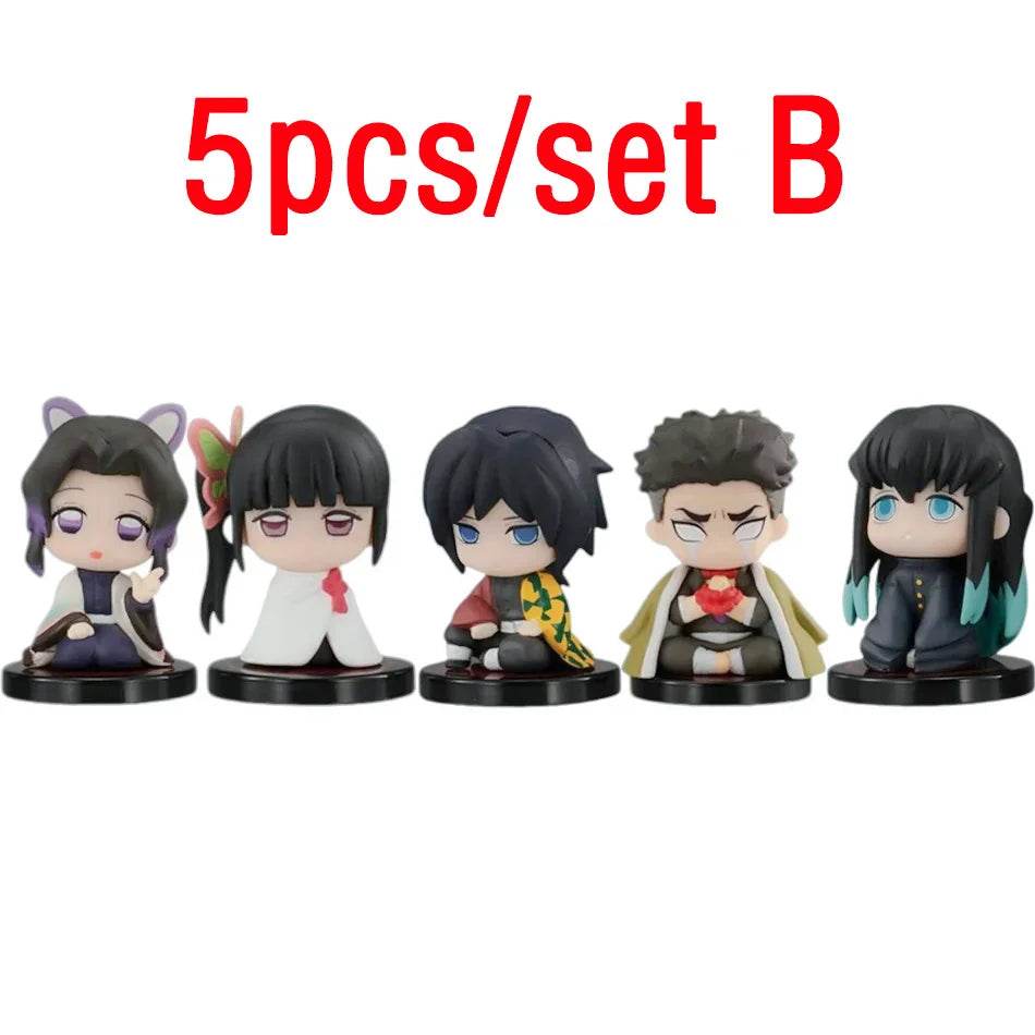 Premium Demon Slayer Action Figures Q Version 10pc For Fans - ToylandEU