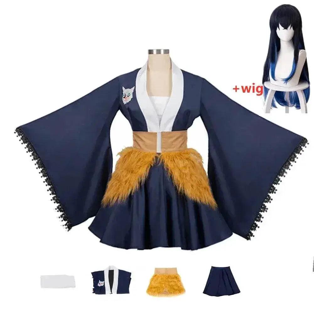  Premium Demon Slayer Cosplay Costume Wig Toyland EU -  ToylandEU™