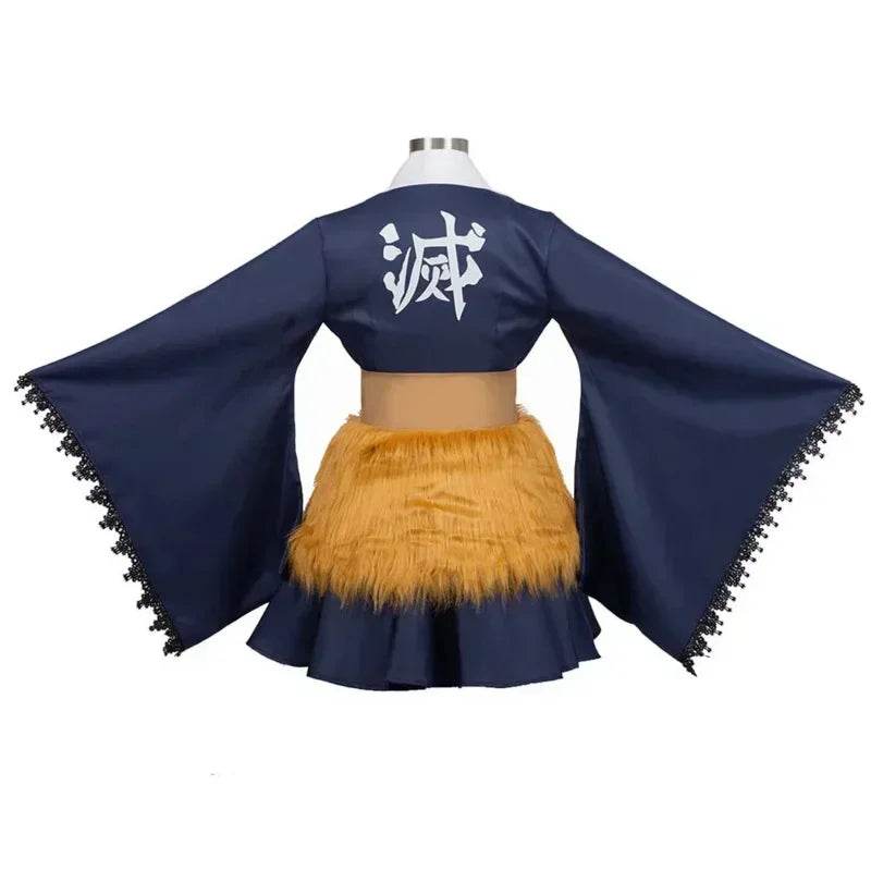 Premium Demon Slayer Cosplay Costume With Wig For Adults - ToylandEU