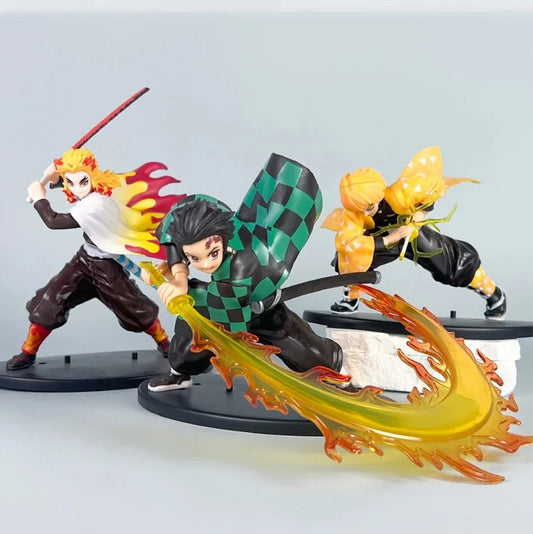 Premium Demon Slayer PVC Figure Tri Character Gift For Fans - ToylandEU