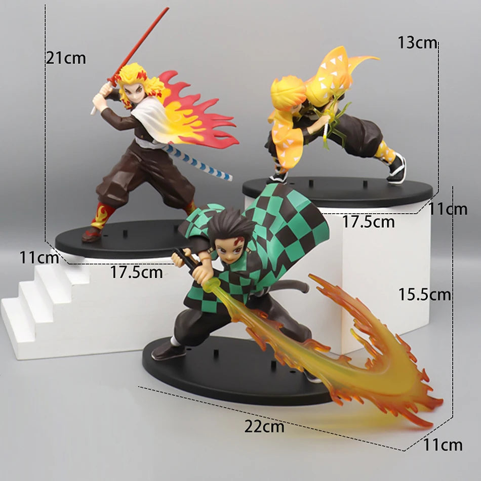 Premium Demon Slayer PVC Figure Tri Character Gift For Fans - ToylandEU