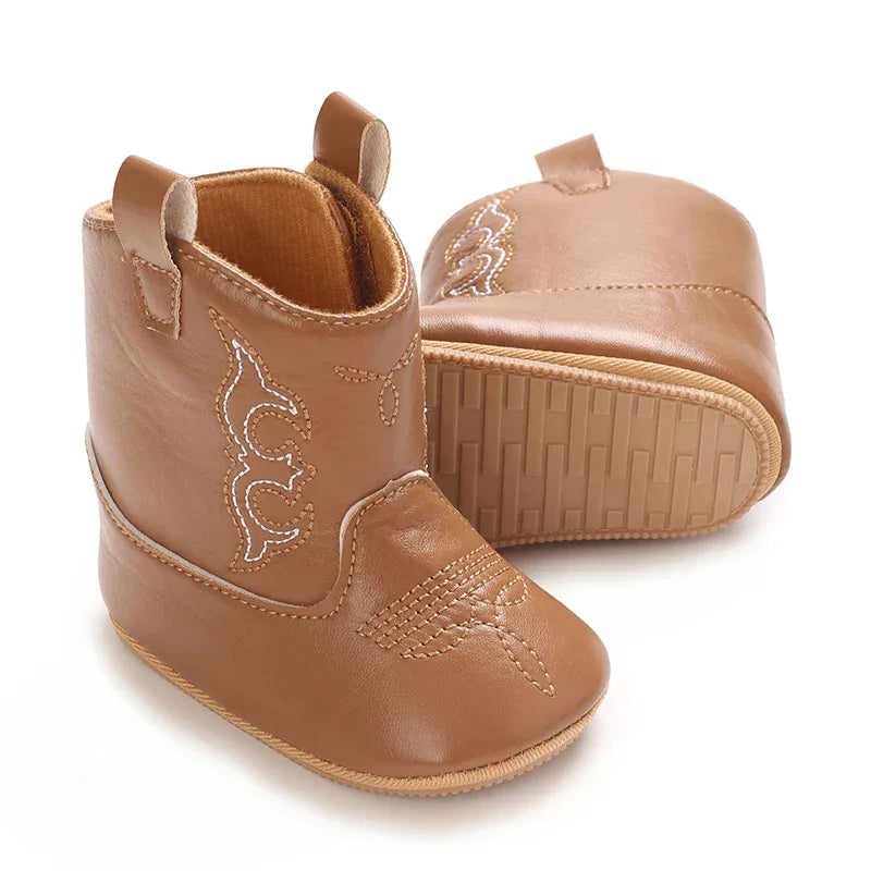 Premium Denim Baby Boots With Anti Slip For Infants 0 To 1 Year - ToylandEU