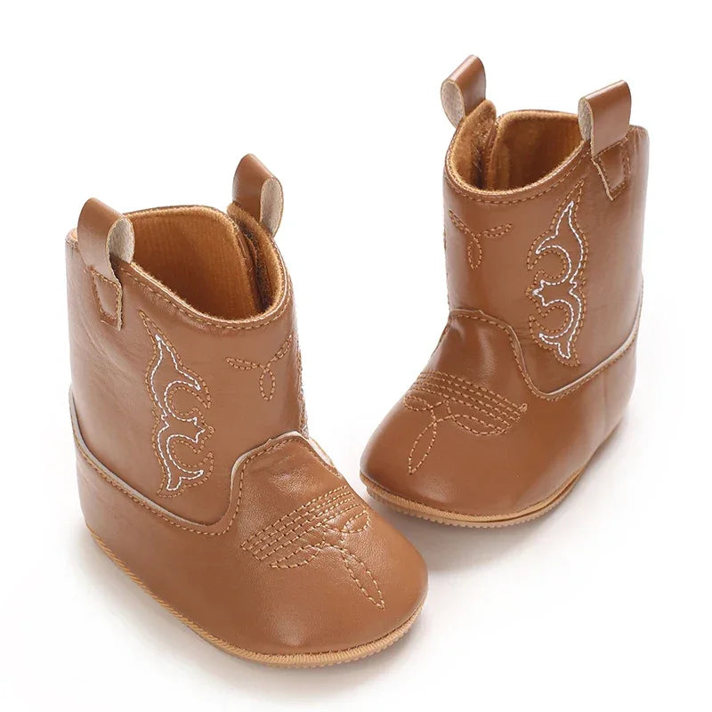 Premium Denim Baby Boots With Anti Slip For Infants 0 To 1 Year - ToylandEU