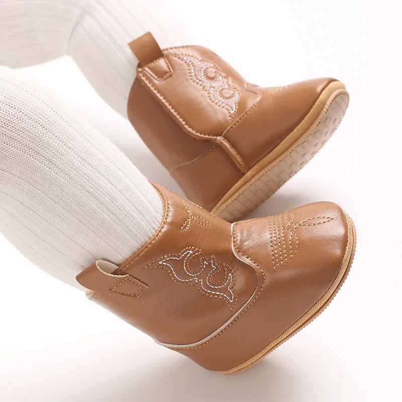 Premium Denim Baby Boots With Anti Slip For Infants 0 To 1 Year - ToylandEU