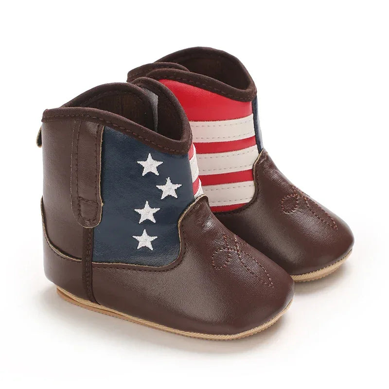 Premium Denim Baby Boots With Anti Slip For Infants 0 To 1 Year - ToylandEU