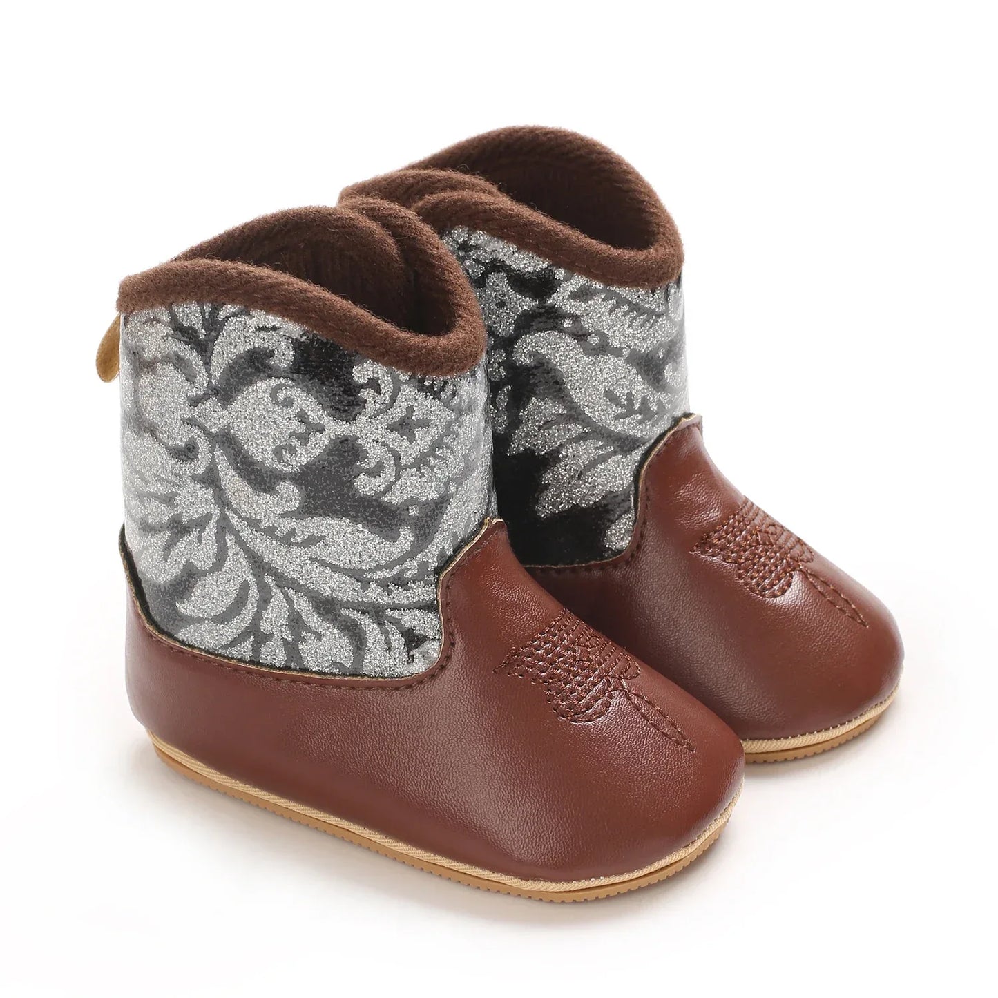 Premium Denim Baby Boots With Anti Slip For Infants 0 To 1 Year - ToylandEU