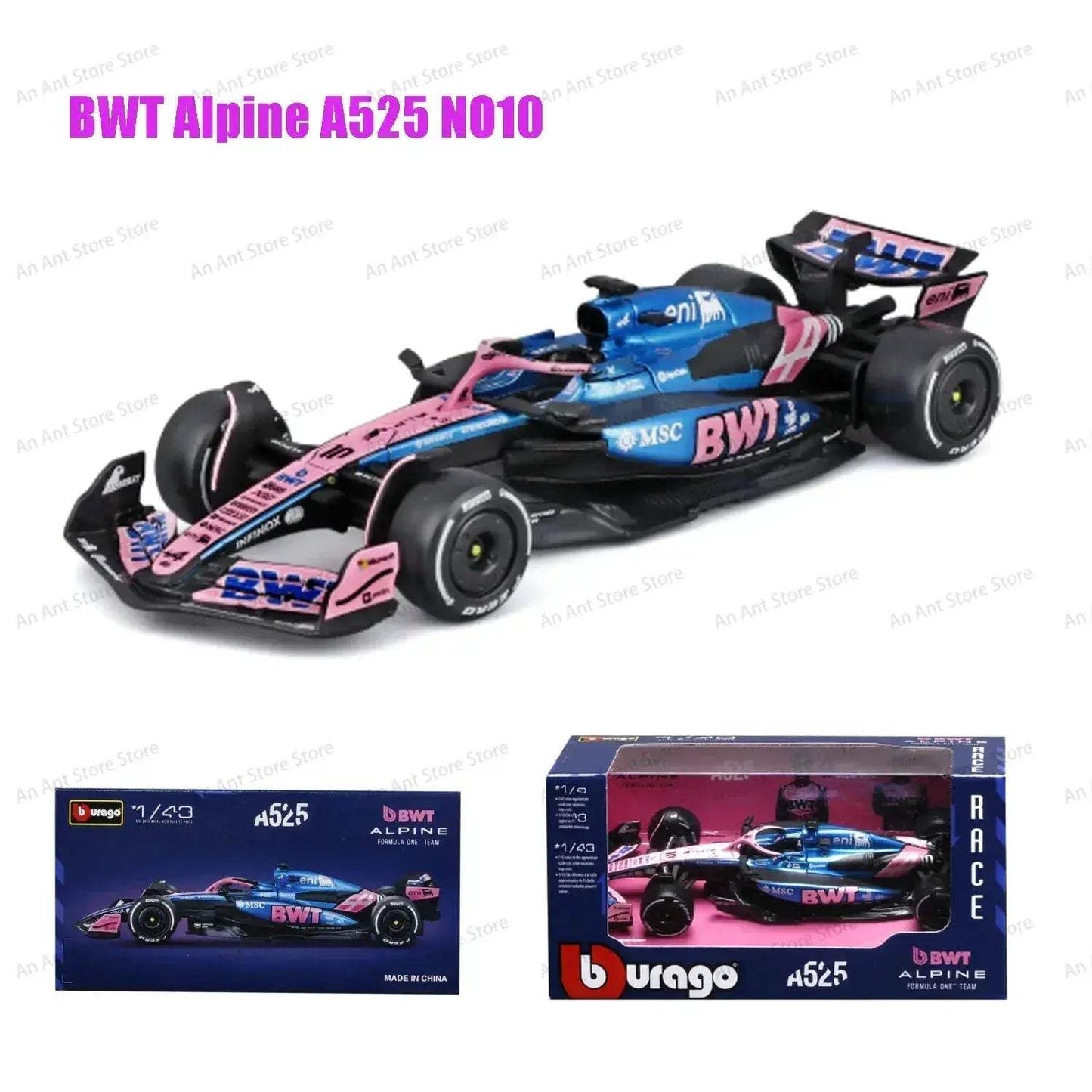 Premium Detail Alpine F1 Diecast Car 1 43 Scale Replica - ToylandEU