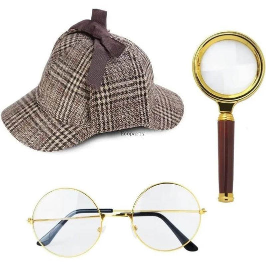 Premium Detective Costume Hat Grandpa Theme For Adults - ToylandEU