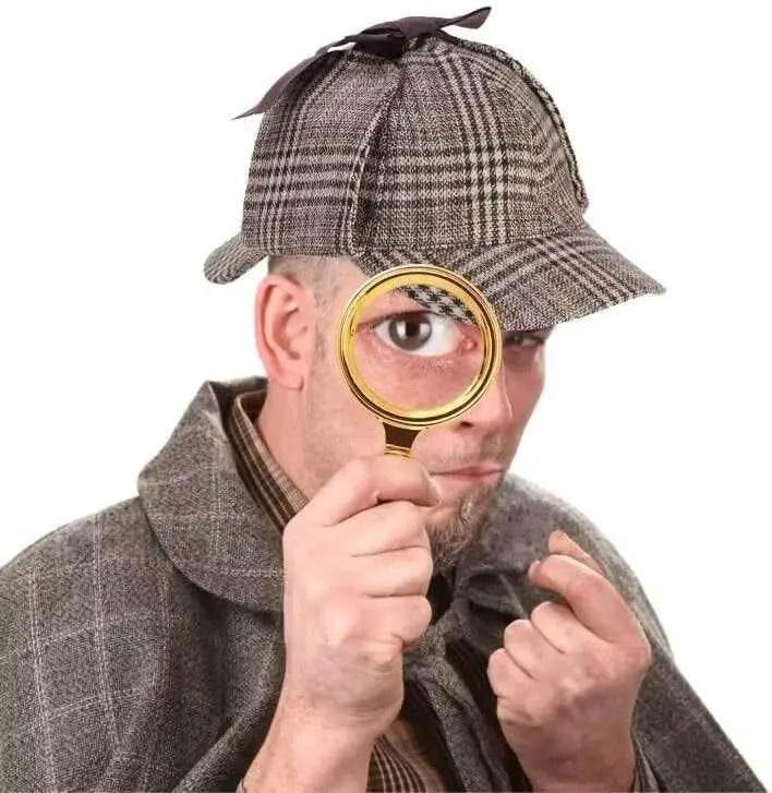 Premium Detective Costume Hat Grandpa Theme For Adults - ToylandEU