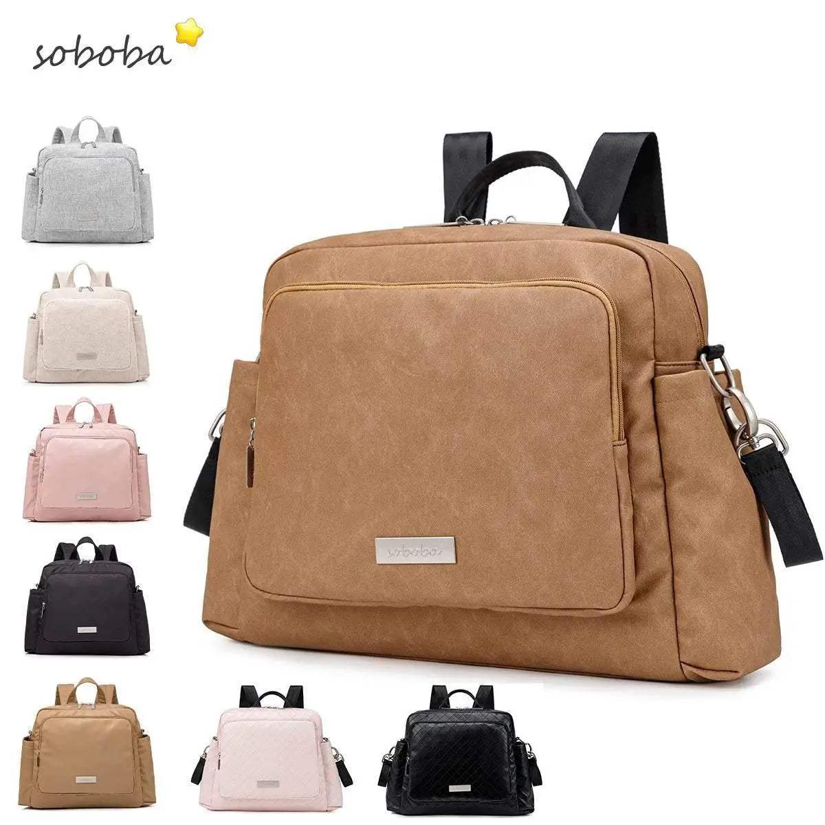  Premium Diaper Backpack 2 In 1 Waterproof Toyland EU -  ToylandEU™