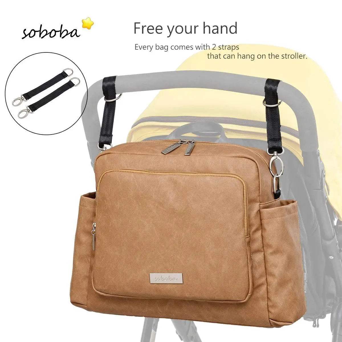  Premium Diaper Backpack 2 In 1 Waterproof Toyland EU -  ToylandEU™