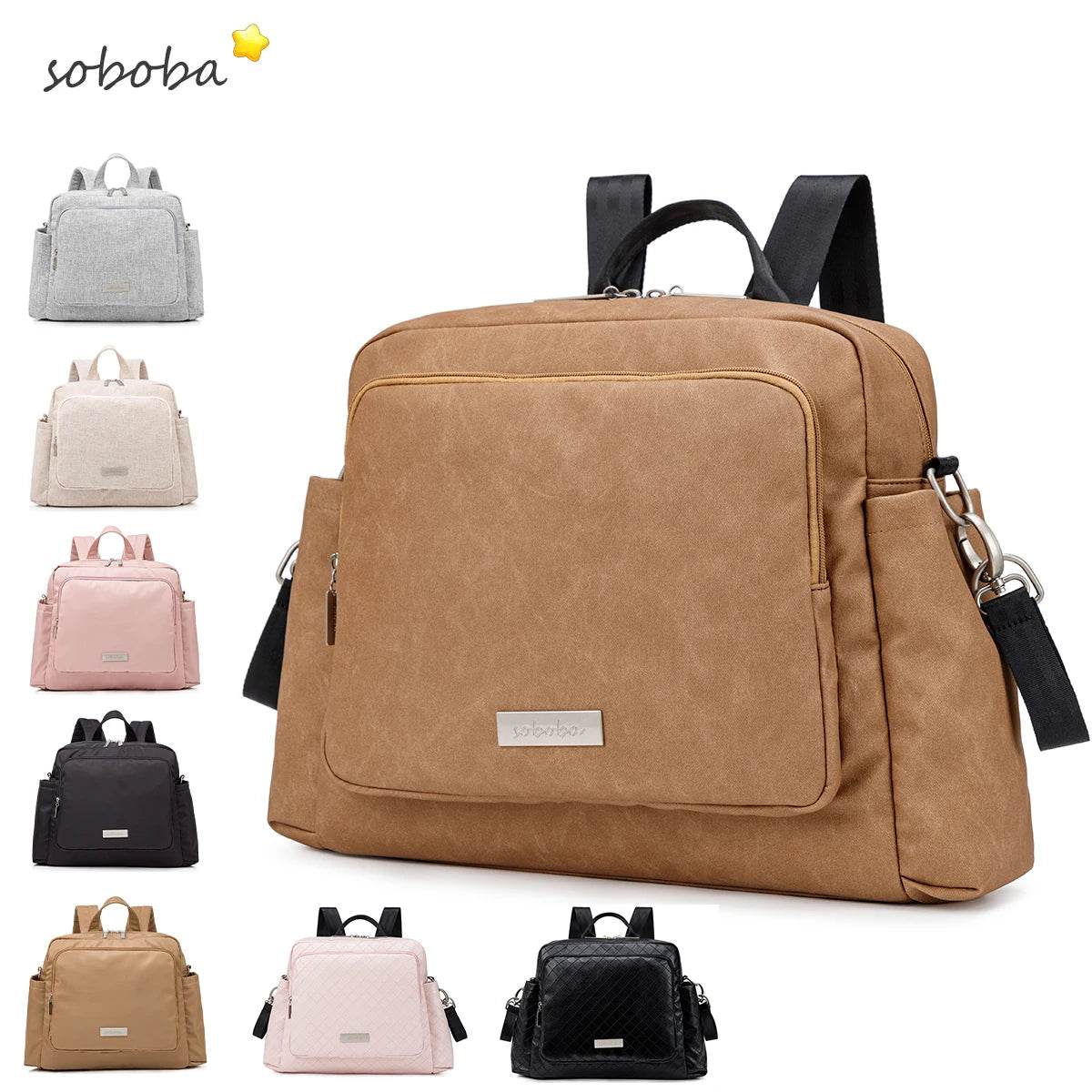 Premium Diaper Backpack Large Capacity Waterproof Multi Functional For New Moms On The Go - ToylandEU