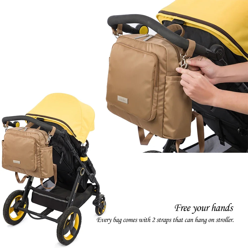 Premium Diaper Backpack Waterproof Large Capacity For Moms - ToylandEU