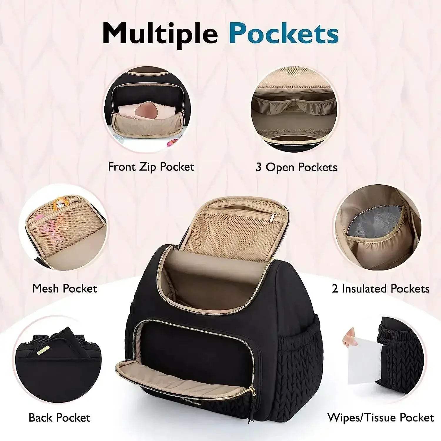 Premium Diaper Backpack With Large Capacity For Busy Moms On The Go - ToylandEU