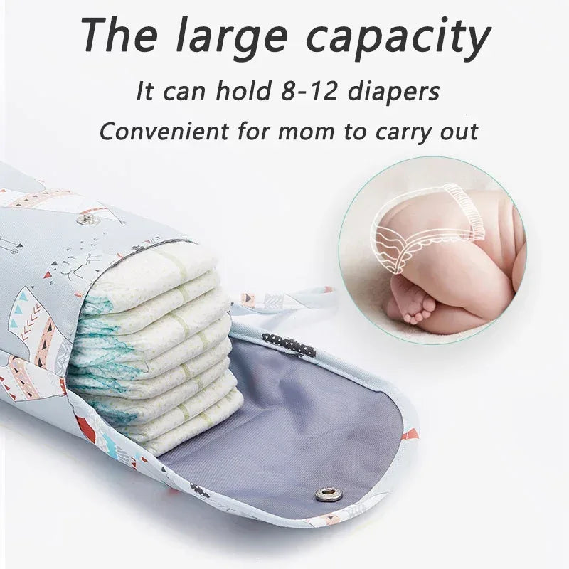 Premium Diaper Bag With Waterproof And Reusable Design For On The Go Moms - ToylandEU