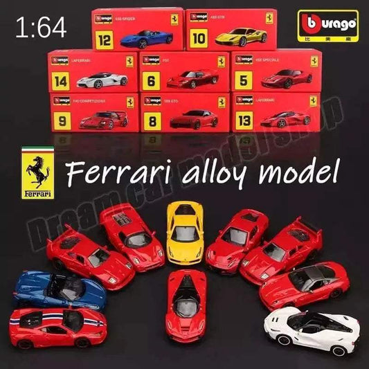  Premium Die-Cast Model Car Collection of Iconic Ferrari Designs -  ToylandEU™