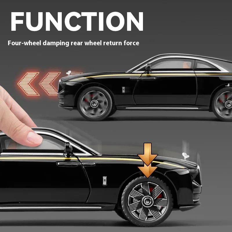 Premium Diecast 1 24 Rolls Royce Spectre Alloy With Sound And Light Collectors - ToylandEU