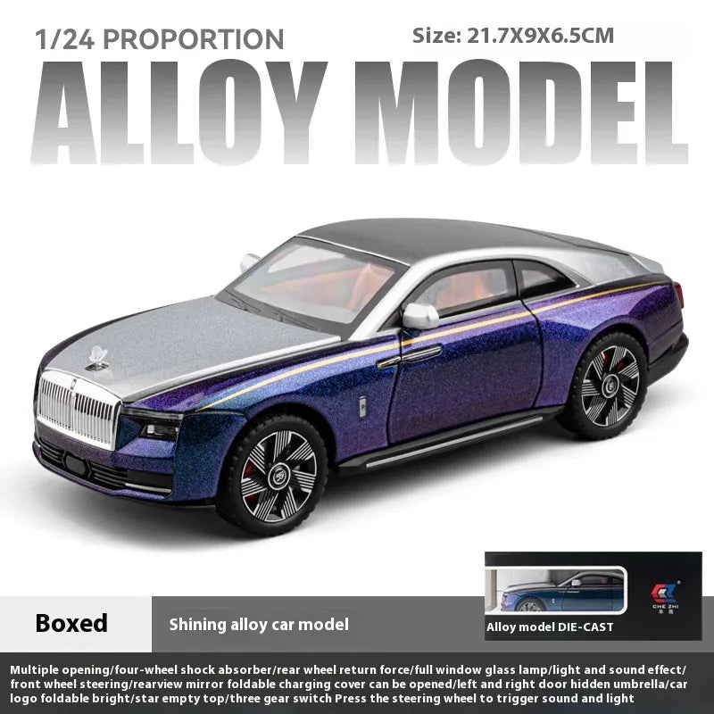 Premium Diecast 1 24 Rolls Royce Spectre Alloy With Sound And Light Collectors - ToylandEU