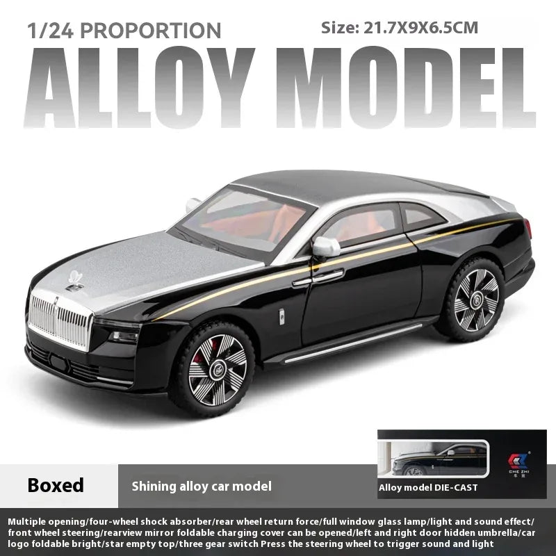 Premium Diecast 1 24 Rolls Royce Spectre Alloy With Sound And Light Collectors - ToylandEU