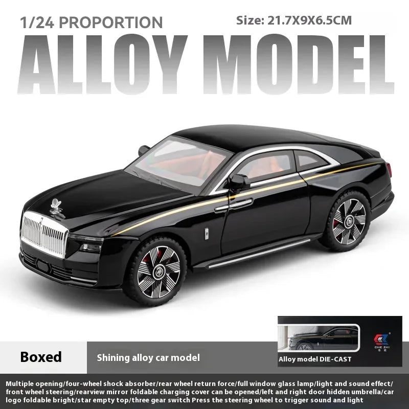 Premium Diecast 1 24 Rolls Royce Spectre Alloy With Sound And Light Collectors - ToylandEU