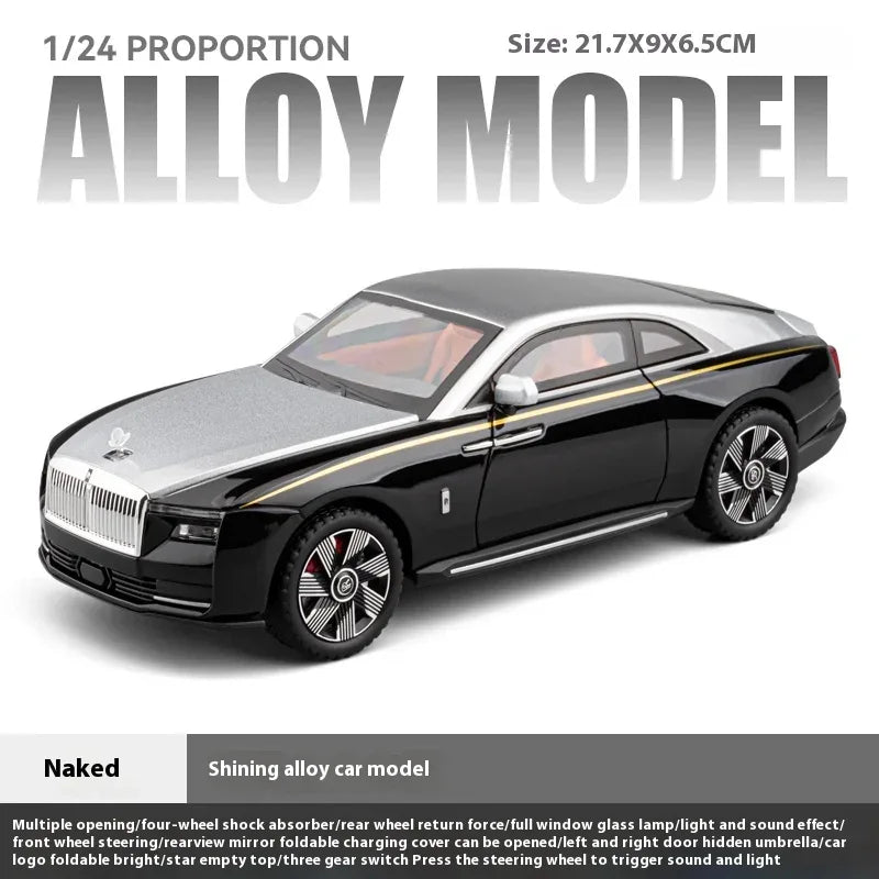 Premium Diecast 1 24 Rolls Royce Spectre Alloy With Sound And Light Collectors - ToylandEU