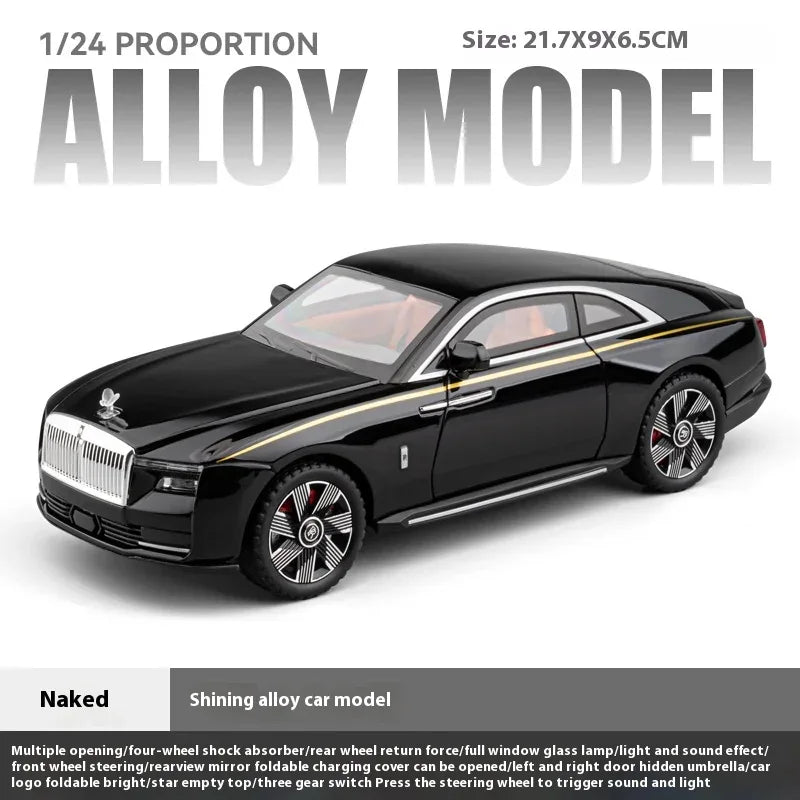 Premium Diecast 1 24 Rolls Royce Spectre Alloy With Sound And Light Collectors - ToylandEU